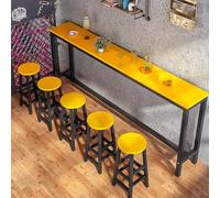 Tavolo rettangolare di altezza di Antivari con lo sgabello, progettazione moderna per uso domestico, ristorante e bar