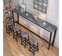 Tavolo rettangolare di altezza di Antivari con lo sgabello, progettazione moderna per uso domestico, ristorante e bar