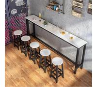 Tavolo rettangolare di altezza di Antivari con lo sgabello, progettazione moderna per uso domestico, ristorante e bar