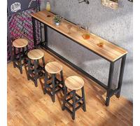 Tavolo rettangolare di altezza di Antivari con lo sgabello, progettazione moderna per uso domestico, ristorante e bar