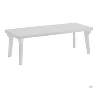 TAVOLO RETTANGOLARE ESTERNO ALLUNGABILE 6/8 PERSONE 160/220X90X74H CM BIANCO