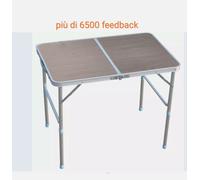 Tavolo richiudibile alluminio da campeggio esterno tavoli per giardino 90X60 cm