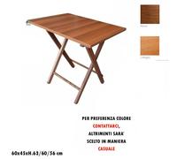 TAVOLO RICHIUDIBILE PIEGHEVOLE FORMICA MINI 60X45cm PER BAMBINI