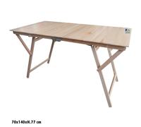 TAVOLO RICHIUDIBILE PIEGHEVOLE LAURA A STRISCE 70x140 cm DA PIC NIC CAMPEGGIO