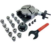 Tavolo rotante 4" | 100 mm 3 slot con adattatore ER e dadi a T con chiave...