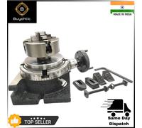 Tavolo rotante 4"HV con mandrino a 4 ganasce 70 mm più dadi a T piastra poste...