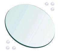 Tavolo rotondo in vetro temperato forte resistenza alle alte temperature non fragile 1/3 "spessore tavolo da pranzo mobili parte di ricambio