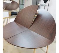 Tavolo rotondo pieghevole, diametro 120 cm - 200 cm, design salvaspazio per catering ed eventi banchetti, grande estensione per tavolo rotondo