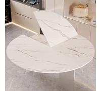 Tavolo Rotondo Pieghevole Grande Estensore Del Piano Del Tavolo Rotondo Pieghevole in Legno 1 1,1 1,2 1,3 1,4 1,5 1,6 1,7 1,8m Salvaspazio per Catering/Banchetto/Festa/Pranzo/Gioco Senza Gambe(Diamete