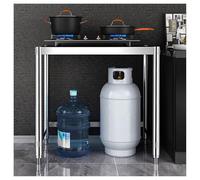 Tavolo rotondo pieghevole in acciaio inox, multifunzionale, portatile, per barbecue all'aperto, sala da pranzo, salvaspazio, non richiede montaggio