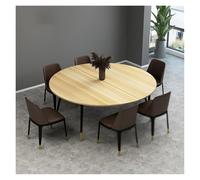 Tavolo rotondo pieghevole, pieghevole a metà per una facile conservazione, ideale per cucina, patio, sala da pranzo