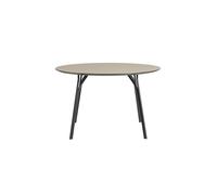 Tavolo Rotondo Woud Tree Ø120 Nero/ Beige