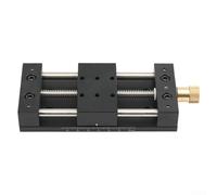 Tavolo scorrevole 75 mm/120 mm con dado anti-gioco per controllo preciso dello spostamento in esperimenti ottici e apparecchiature di collaudo (0-75 mm con base)