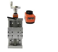 Tavolo scorrevole manuale Corsa 50-1000 mm Vite tipo T Attuatore lineare Display digitale Contatore di posizione 120 kg Guida lineare XYZ(Vertical Display,400mm Stroke)