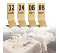 Tavolo Segno Per Matrimonio, Numeri Da Tavolo In Acciaio Inossidabile, Targhette Numerazione Tavoli, Doppia Faccia, Riutilizzabili, Per Ristoranti, Caffè, Matrimoni, Banchetti(1-20)