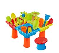 Tavolo Sensoriale Acqua - attività All'aperto Tavolo Gioco Acquatico,Set attività Educative per Bambini Gioco da Interno ed Esterno Spiaggia Giardino