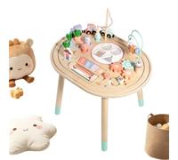 Tavolo Sensoriale per Bambini Labirinto di Perline in Piedi con Ingranaggi