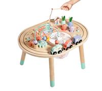 Tavolo sensoriale per bambini, labirinto, educativo, verticale, con perline | Classificatore di forme per bambini dai 12 mesi in su, in classe, per l'asilo, la scuola materna, la casa, il salone