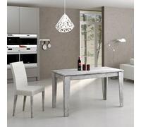 TAVOLO SOGGIORNO MODERNO RETTANGOLARE CM 110/150x70 ALLUNGABILE IN LEGNO LIAM