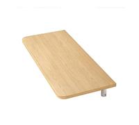 Tavolo sospeso pieghevole da parete, scrivania salvaspazio per casa, ufficio, lavanderia, cucina, postazione di lavoro funzionale in legno grezzo (100 x 24 cm)