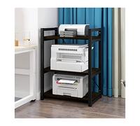 Tavolo stampante armadio stampante piccolo ripiano stampante desktop a doppio strato fotocopiatrici multifunzione tavolo ufficio host rack di stoccaggio ufficio archiviazione e organizzazione (colore