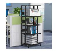 Tavolo stampante armadio stampante rack ufficio stampante mensola copia tavolo armadio rimovibile multi-strato pavimento al soffitto rack principale ufficio archiviazione e organizzazione (colore: 1