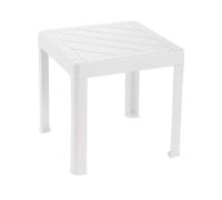 Tavolo Tavolino in Resina da Esterno o Interno Baby Pop Bianco 39 x 39 x 38 cm