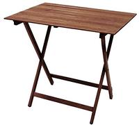 TAVOLO TAVOLINO PIEGHEVOLE BIRRERIA LEGNO NOCE RICHIUDIBILE 60x95 CM CAMPEGGIO GIARDINO CASA