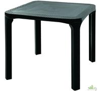 TAVOLI RATTAN OLE' ANTRACITE 80X80