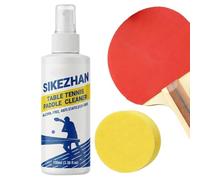 Tavolo Tennis Paddle Cleaner Spray, 100 ml Rubber Care Solution, Dust Removal Formula for Pong Racket Cleaning Spin Control Enhancement Sports Maintenance Kit for Training Gym Home Use