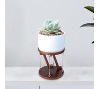 Tavolo Tensegrity Supporto per piante in legno rustico per scaffale