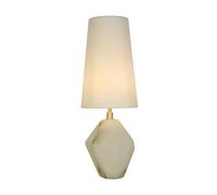 Tavolo Tessuto Blendarm Resina E27 55,5 CM Bianco Comodino Luce Camera da Letto