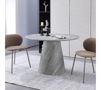 Tavolo tondo Ben100 colore cemento 100x100x75.5 cm.