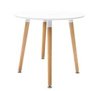 Tavolo tondo da interno Ø80 cm in legno con piano in mdf Avignone