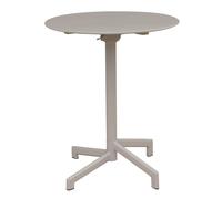 Tavolo tondo diametro 60 cm chiudibile da esterno per bar e pub salvaspazio con struttura e piano in acciaio Bazar