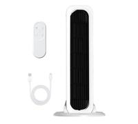 Tavolo Tower Fan ricaricabile Bladeless Oscillating Air Blowing Device | Oscillating Tower Fan for Studio Dorm Workplace Apartment Kitchen Bedroom Home