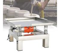 Tavolo Vibrante Per Calcestruzzo Vibratore elettrico a piastra piana calcestruzzo, tavolo 110 V/220 V, 13,78"×13,78", carico 10 kg, compattatore vibrante, piattaforma in acciaio inossidabile