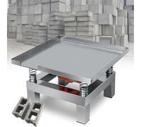 Tavolo Vibrante Per Calcestruzzo Vibratore elettrico a piastra piana calcestruzzo, tavolo vibrante, piattaforma di carico da 10 kg, compattatore da 13,78" × 13,78", 110 V