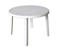 Tavolo Zeus Tondo D.90X72H Bianco