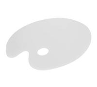 Tavolozza acrilica trasparente, vassoio ovale per miscelare colori per acquerello, olio e acrilico, 30x40 cm