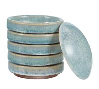 Tavolozza Ceramica Vernice Ad Acquerello Che Mescola Il Vassoio Per Palette