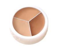 Tavolozza correttore in crema,Palette correttore in crema, Set di correttore per tavolozza trucco in crema, Evidenziatore per tavolozza di contorno durevole, correttore di trucco a 3 colori