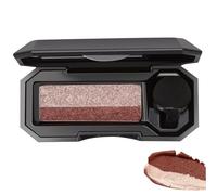Tavolozza della palette di ombretto Tavolozza di ombretto 2 Colori Trucco da tavolozza per ombre per occhio con piccolo pennello sponde impermeabile e longevo di ombretto a due toni portatili in stil