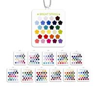 Tavolozza di colori, consulente portatile per colori acrilici per stile e | Modelli per analisi dei colori, per abbigliamento invernale, trucco, abbigliamento, guardaroba, moda