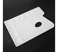 Tavolozza di colori pozzi della tavolozza ispessente del pvc di plastica per acquerello supporto lavabile in colori acrilici per miscelazione di colori ad olio per fine artigianato