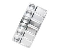 Tavolozza di miscelazione della pittura del metallo per l'artista pittura ad olio dell'acquerello vassoio rotondo quadrato tavolozza del metallo