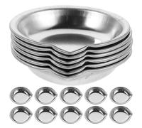 Tavolozza di miscelazione in acciaio inossidabile da 30 pezzi: piastra di