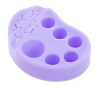 Tavolozza di Miscelazione per Nail Art in Silicone Porpora Riutilizzabile | Superficie Liscia e Antiaderente, per Ombretto e Smalto Gel, Uso Domestico e Postazione Manicure