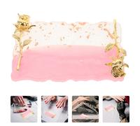 Tavolozza di miscelazione vintage per nail art da 2 pezzi con telaio di display