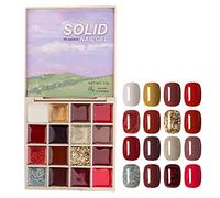 Tavolozza gel per chiodo da 16 colori, luce gel color art per nail art luce richiesto smalto per finitura lucida per la manicure delle nail art fai -da -te (2# Chenlu Rose)